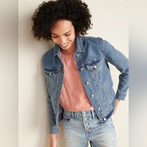 Old Navy Denim Jean Jacket Trucker Classic Blue Sz Small